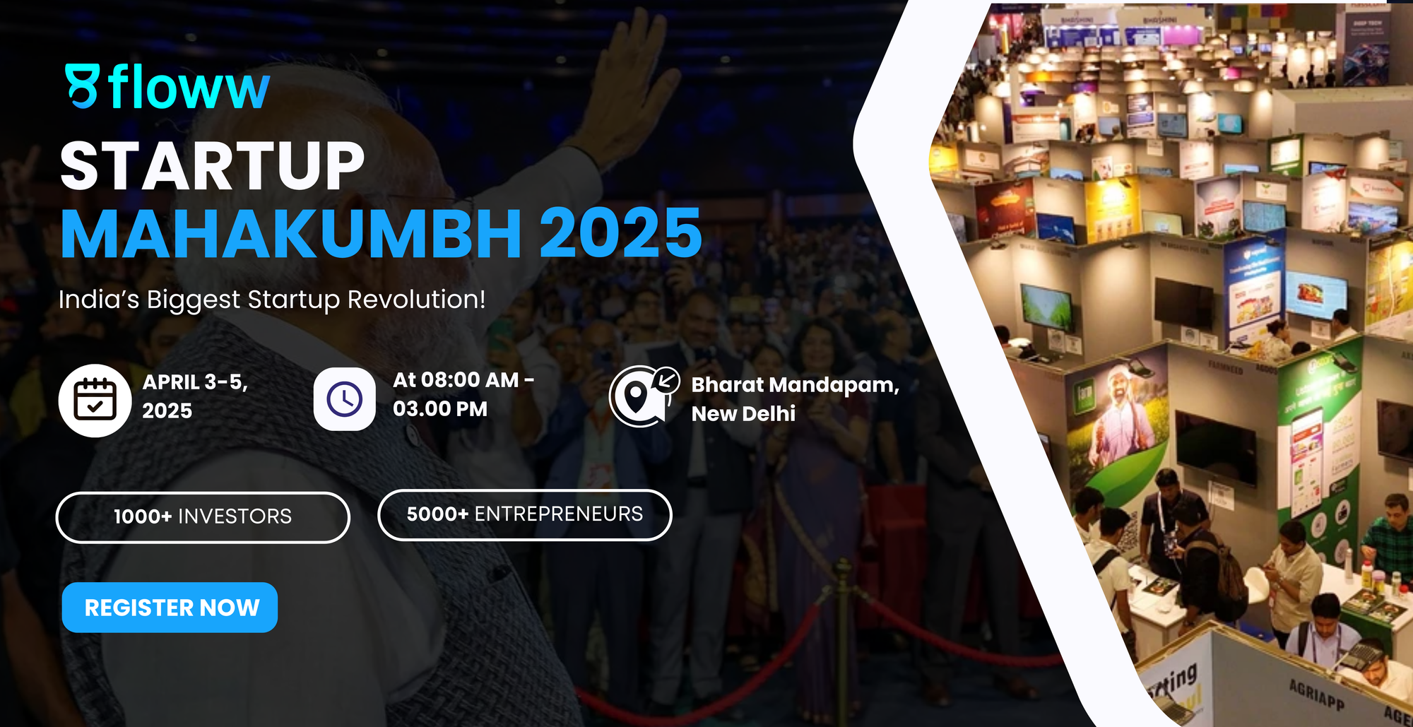 Delhi calling! Join Floww at Startup Mahakumbh 2025