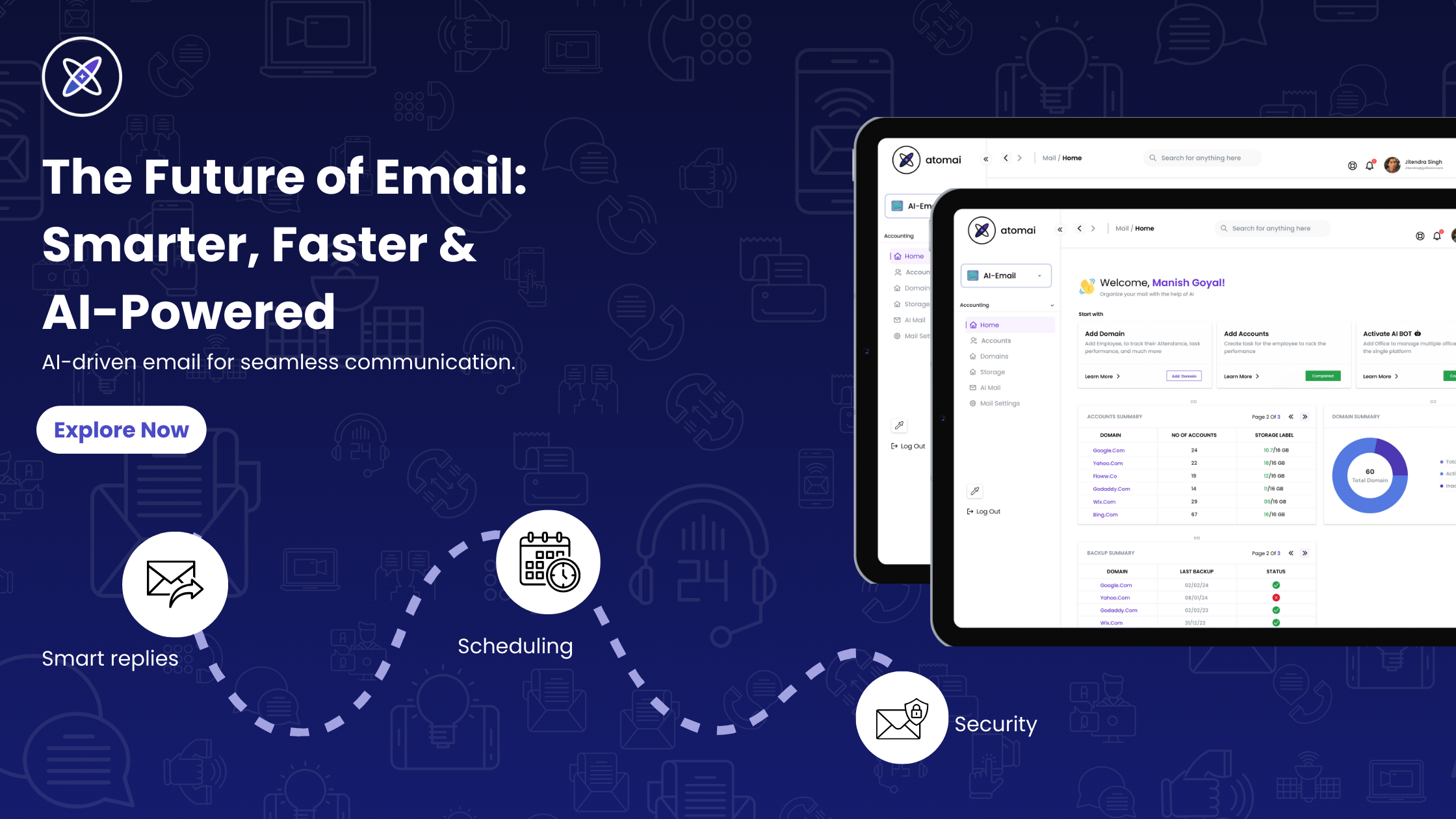 Atom Mail – AI-powered email for seamless communication, featuring smart replies, scheduling, and enhanced security.